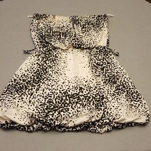 Strapless cocktail dress